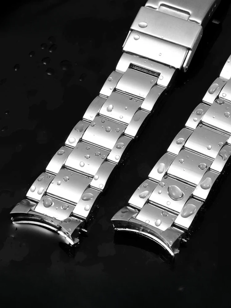 

For Longines Conquest Replace Original 21mm Fold Buckle Watchband Men's L3.781/742/642 Diving Stainless Steel Watch Strap