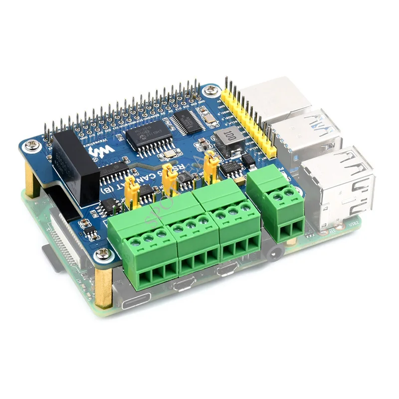 Isolado Pode Expansão Hat Dual Rs485 Raspberry pi Multi Circuitos de Proteção a Bordo Rs485 - Imagem 3