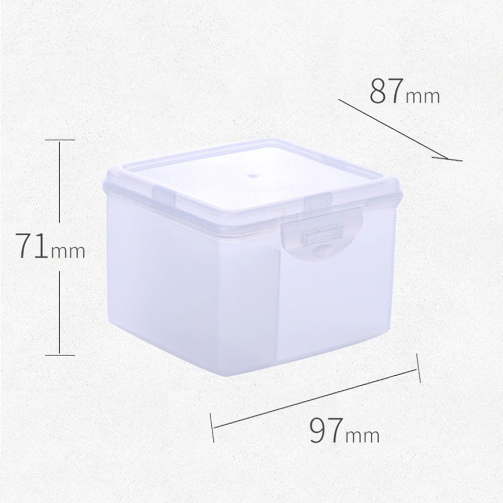 New Transparent Storage Box Organizer Small Card Holder Jewelry Case Plastic Storage Box Container Mini Boxes Packaging Case 4