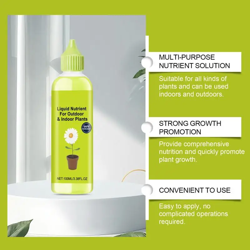 

100ml Liquid Fertilizer For Plants Plant Growth Enhancer Succulent Root Booster Plant Nutrient Solution Fertilizer for Garden