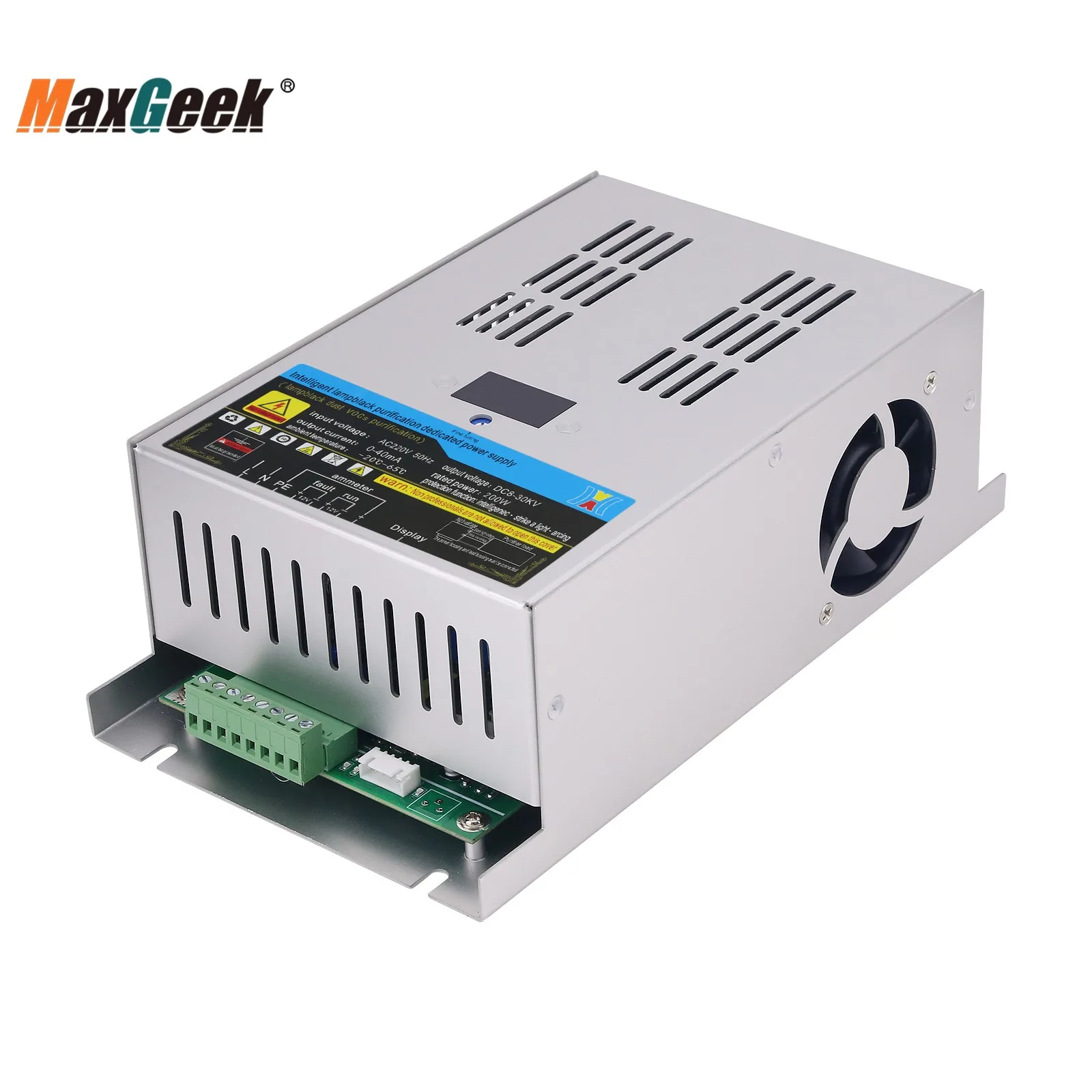 Maxgeek-fonte de Alimentação de Alta Tensão Hx200w 200w 300w 500w dc 916kv Tensão de Saída para Óleo Purificador de Fumaça