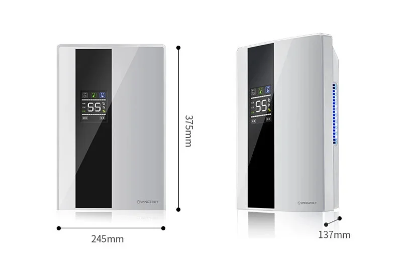 Description Picture 4 of item220V 90W 2.2L Household Dehumidifier Quiet Bedroom Basement Dehumidifier Small Moisture Absorption Dryer Dehumidifier