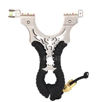 Outdoor Stainless Steel Wolverine Flat Skin Fast-pressing Clip-free Fiber Laser Aiming Precision Slingshot Factory 2