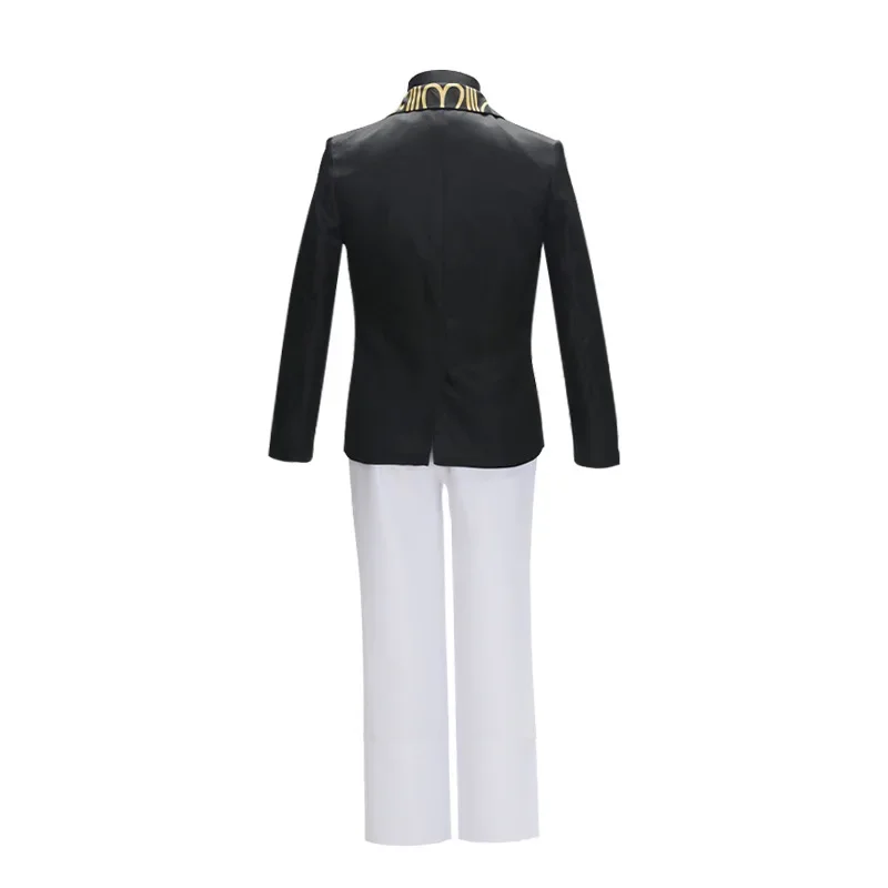 Kibutsuji Muzan Costume De Cosplay Noir Avec Chapeau Ensemble Complet