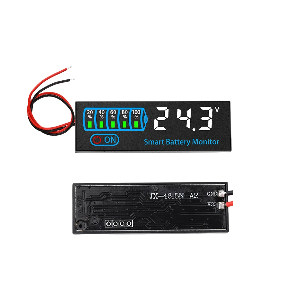 DEWIN Batterijmonitor, 12 V, lcd-display