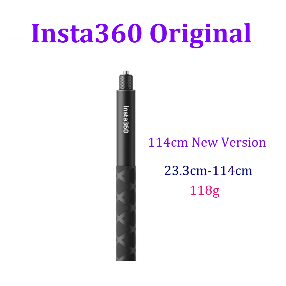 Insta360-Palo de Selfie Invisible para GO 2 / ONE RS, varilla de extensión  de fibra de carbono de 70cm y 1,2 m, accesorio Insta 360 ONE X 2, X3 / ONE  X2 - AliExpress
