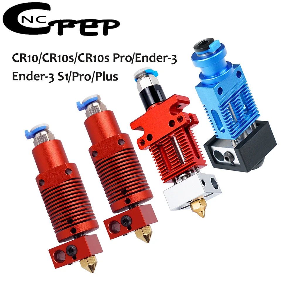 Hotend Peças da Impressora 3d Kit Extrusora Mk8 J-cabeça Extremidade Quente para Creality Cr10 Ender s1 Cr10s Pro Cr6 se Alta Qualidade