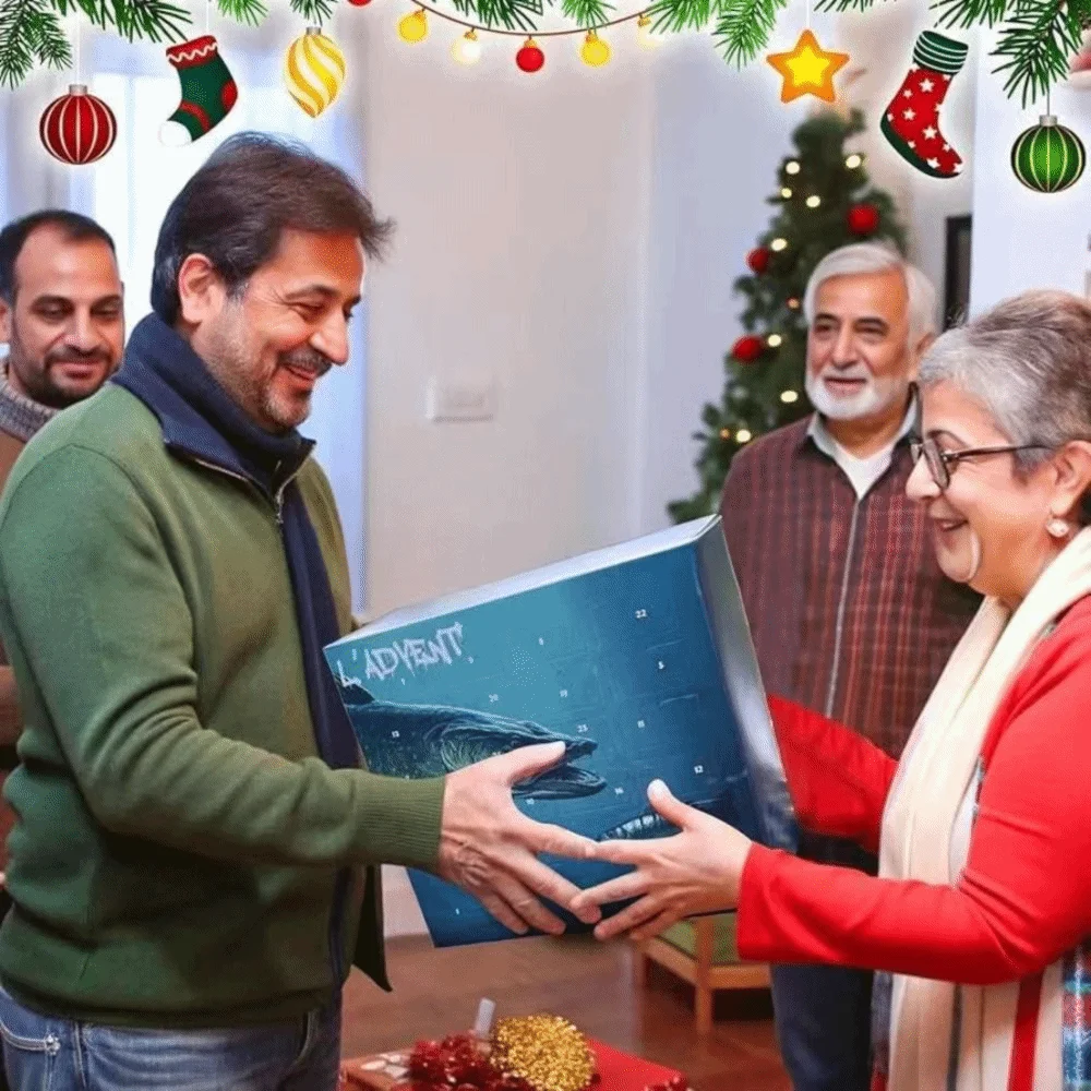 Practical Tackle Fishing Advent Calendar Realistic 24 Days Countdown Fishing Lure Calendar Fishing Gear Fishing Tackle Set Men