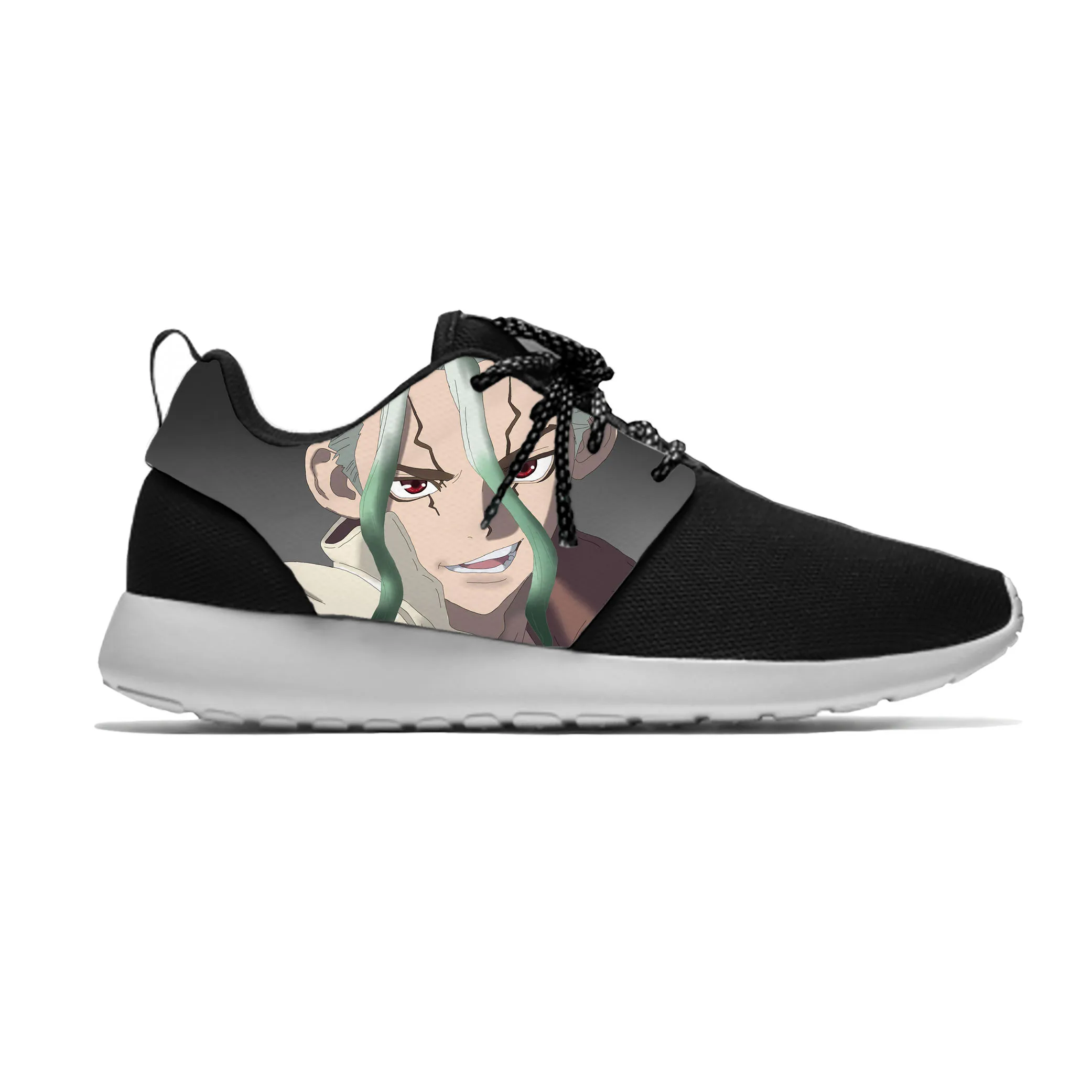 

Hot Japanese Anime Manga Dr Stone Ishigami Senku Sport Shoes Casual Breathable Mesh Running Shoes Lightweight Men Women Sneakers