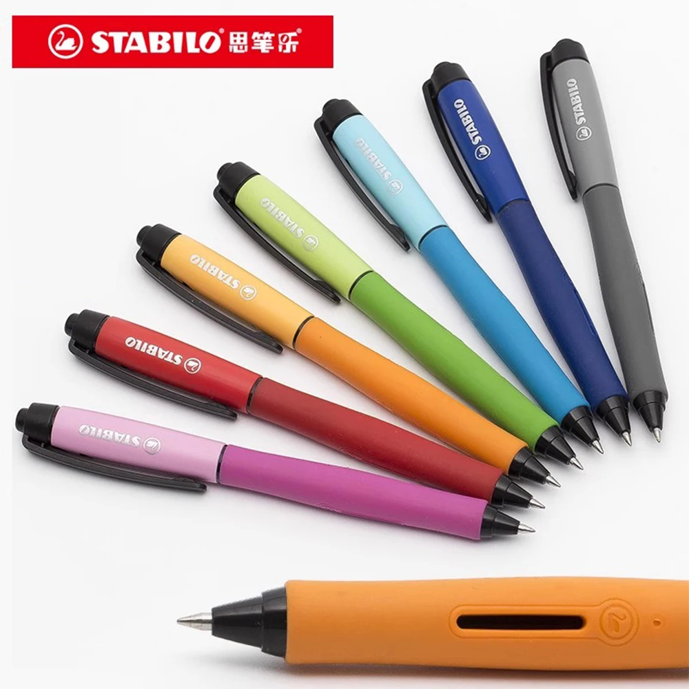4pcs German Stabilo Gel Pen 268 PALETTE 0.5mm Large Capacity Student Writing Office Water-based Signature Pen School Stationery