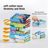Baby  Enlightenment Cloth Books Educational Toys Baby Intelligence Development Learning Book Rustle Sound Cognition Sensory Toys 1