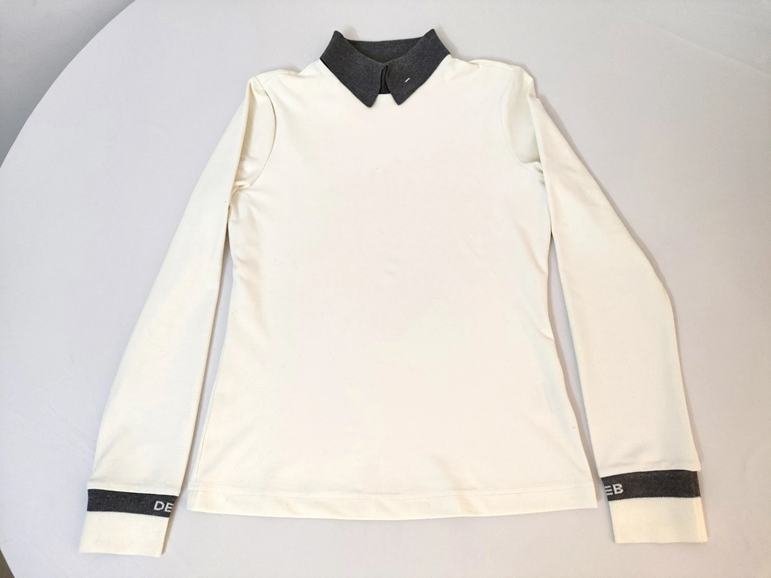 New early spring contrast color classic stretch golf long sleeves shirt for women ladies casual luxury wear sports fleece soft