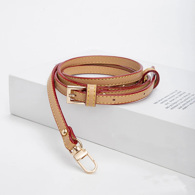 Customized Leather Bag Strap Adjustable Shoulder Bag Strap Women Handbag Belt Crossbody Bag Straps Accessories