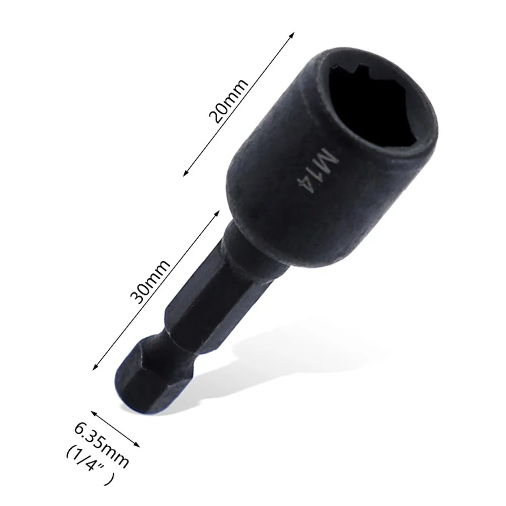 

M6-M14 Firmer Screw Tap Socket Adapter Holder Extension Bar 1/4 Inch Hex Shank The Leather Ring Is Inlaid With A Clamp Pad
