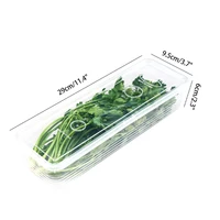 Boîtes de rangement pour réfrigérateur, cebolonnes, boîte fraîche, récipient alimentaire, stockage au froid, bac à légumes, organisateur de réfrigérateur scellé 6