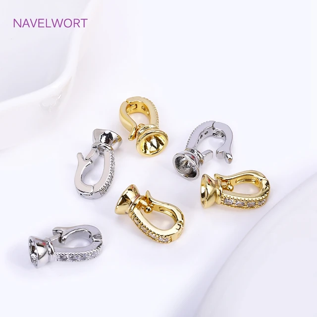 Wholesale 7 Styles 18K Gold Plated Brass Lobster Clasp Hooks Connector For  Jewelry Making DIY Necklace Bracelet Accessories - AliExpress