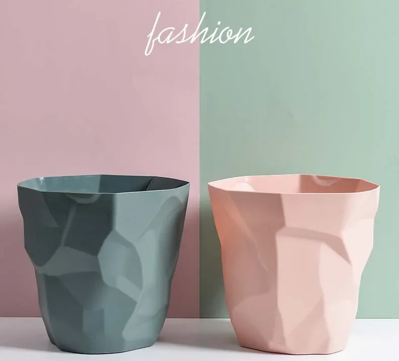 Irregular Trash Can - Creative Bathroom Waste Bin for Home