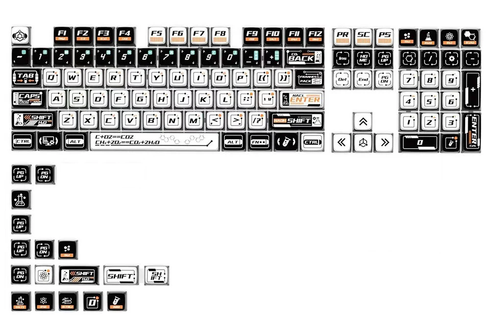 SAX Profile Pudding Keycaps PBT PC for Cherry MX Switches on 61 63 67 68 75 84 87 96 104 108 Mechanical Keyboards 7 S440121355c854d32820fbb3ffcc5df00I