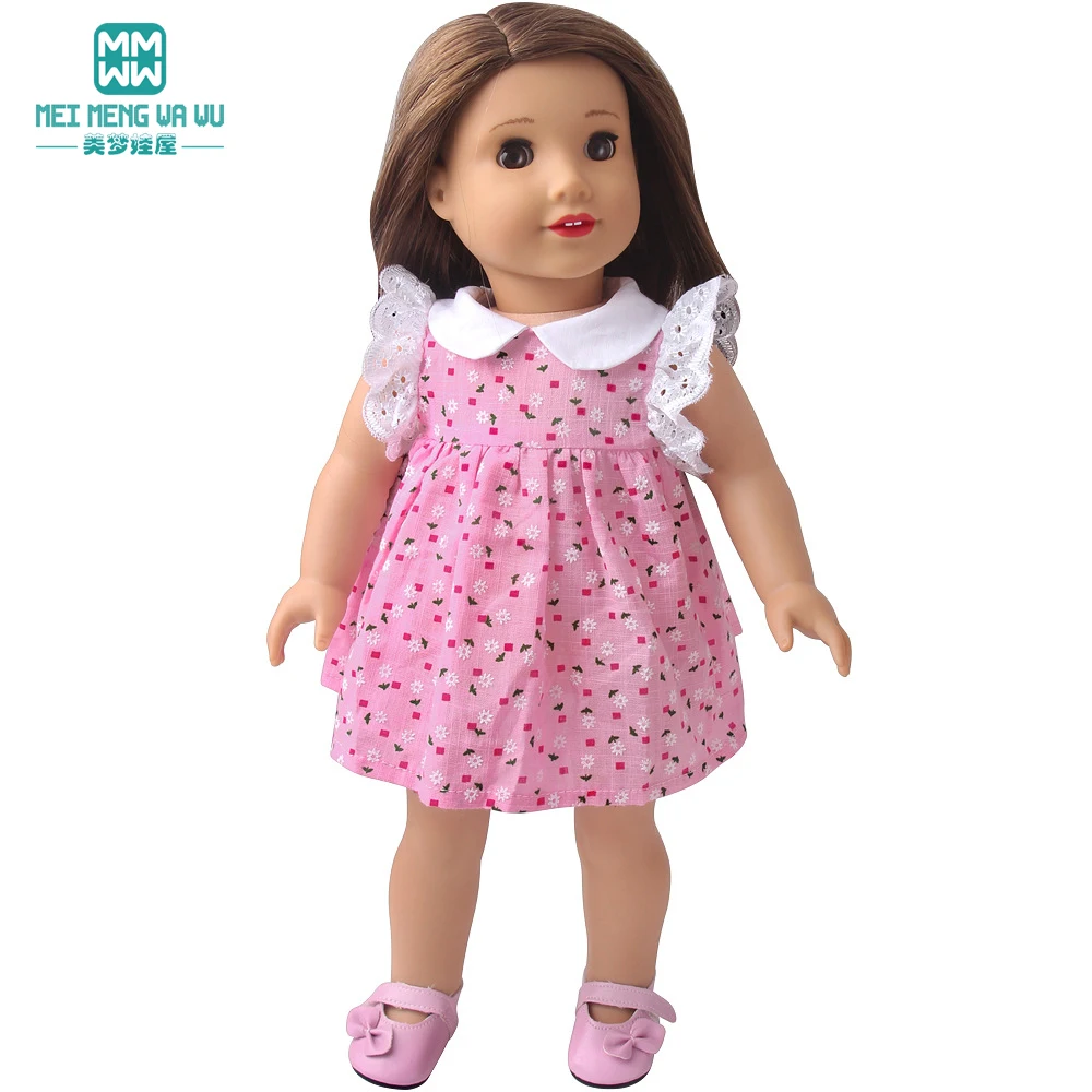Barbie Doll Clothes Doll Clothes Accessories Doll Clothes Doll Accessories Fits 43-45cm American Doll Toys New Born Doll Fashion Bow Dresses Gift