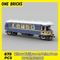 City Vehicle Model Moc Building Bricks Orient Express Train 1225 Technology Modular Blocks Gift Christmas Toys DIY Sets Assembly 4