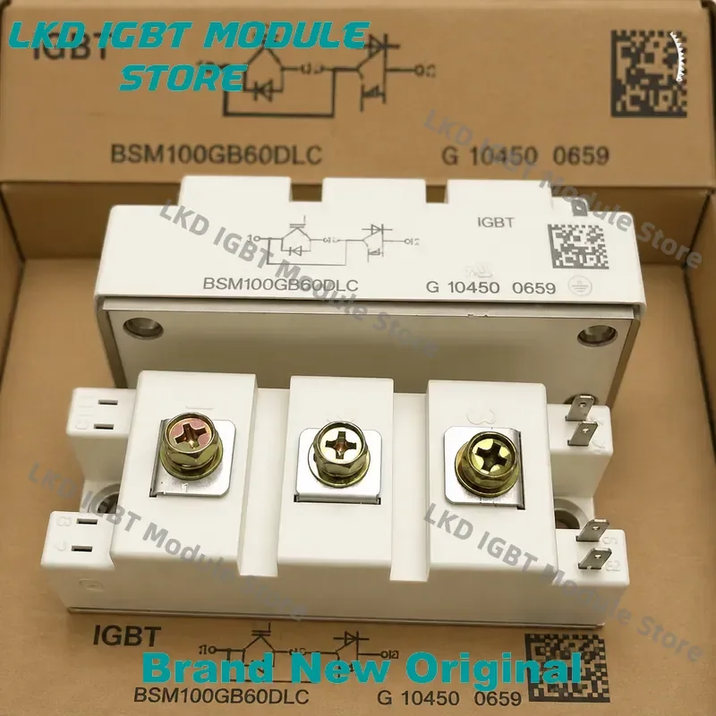 Modulo IGBT BSM100GB60DLC, Transistor di Potenza, Componente Semiconduttore per Sistemi di Controllo Motori e Inverter Industriali
