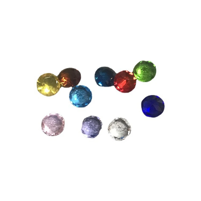 

10Pcs 20Mm Glass Art Chandelier Accessories Handmade DIY Crystal Diamond Bead Decoration Multicolor