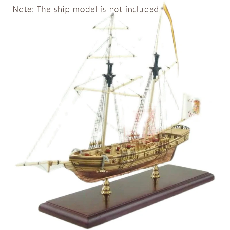 Model Classical Ship Model Base Bracket Accessories CNC Brass Supports Copper Cylinder Stands 2pcs/set  Display Of Ship Model