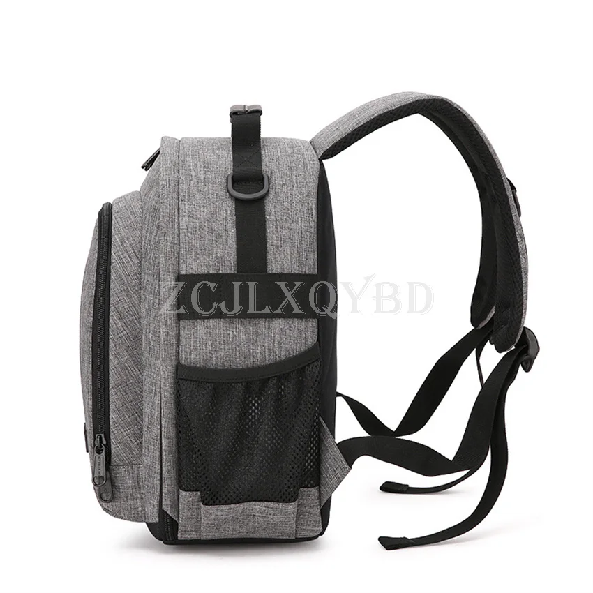 캐논 니콘 DSLR용 사진 카메라 방수 배낭 비디오 숄더, 부드러운 패딩 삼각대 가방, 레인 커버 포함, 남녀공용 케이스 팩