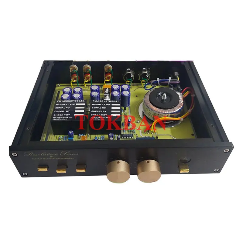 Tokban Reference FM255 Class A Preamplifier RCA Balanced XLR HIFI Preamplifier for Amplifier Audio