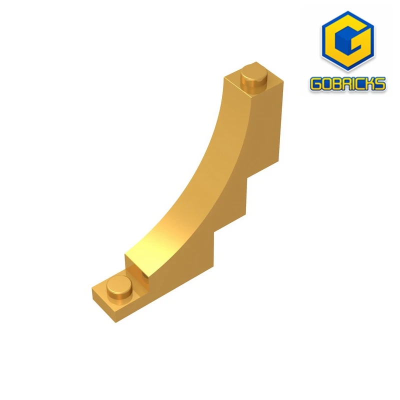 

Gobricks GDS-718 BRICK WITH BOW 1X5X4 INV. compatible with lego 30099 children's DIY Educational Building Blocks Technical