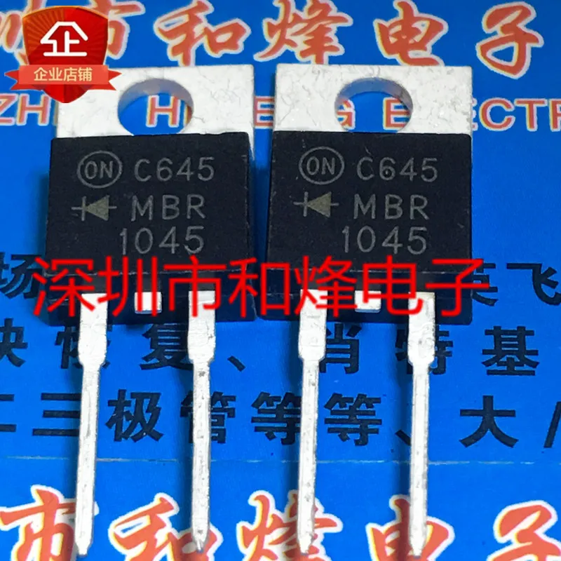 

5PCS-10PCS MBR1045 TO-220 45V 10A New And Original On Stock
