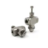Air Water Mixing atomizing nozzle, Adjustable Air Atomizer Nozzle, Stainless Steel Pneumatic Spray Jet, Two Fluid Nozzle 4