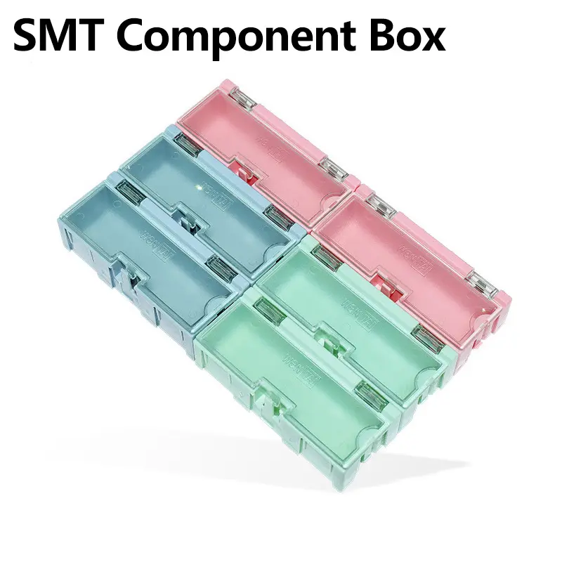 SMD Container SMT IC Electronic Component Mini Storage Box Jewelry Case Diy Practical for Small Component Jewelry Tool image 1