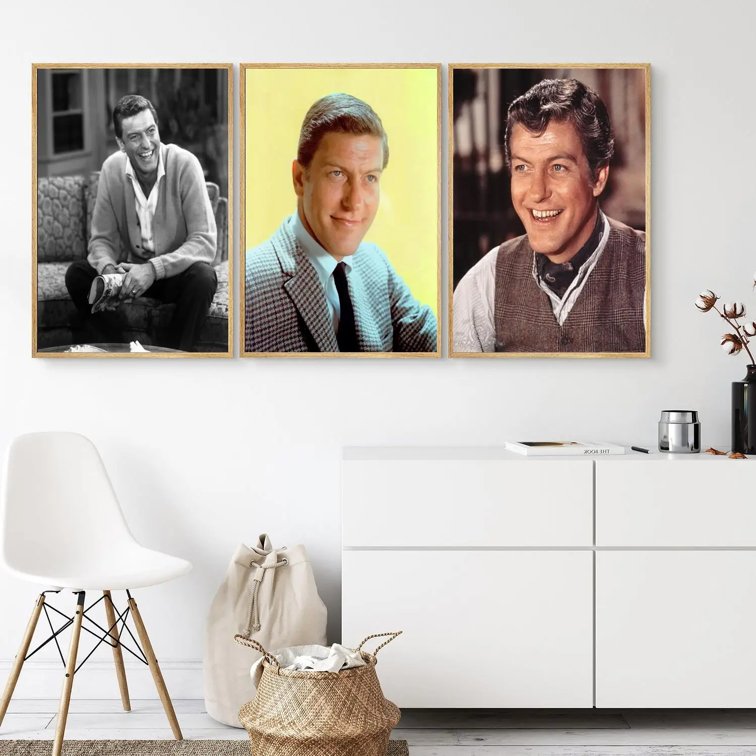 

Dick Van Dyke Poster Wall Art 24x36 Canvas Posters Decoration Art Personalized Gift Modern Family bedroom Painting