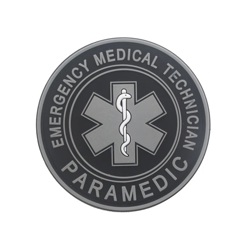 Tactical Rescue Star of Life Embroidered Patch - Paramedic First Aid Emblem