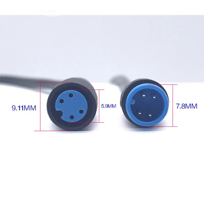 Waterproof DC Electric Bicycle Connector - 20CM Wiring
