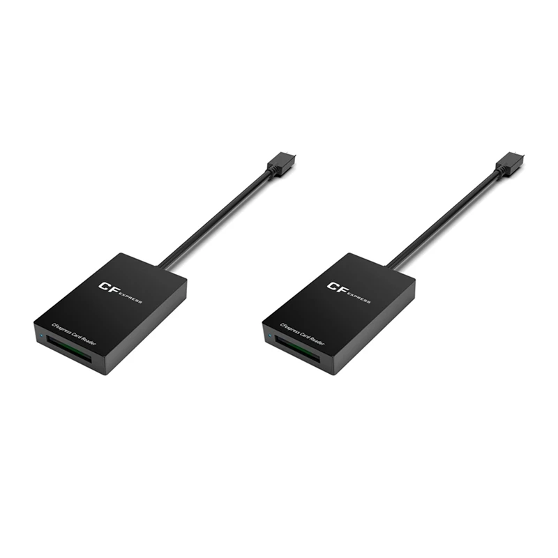 

2X Cfexpress Type B Card Reader USB3.1 Gen 2 Type C Card Reader Cfexpress Memory Card Adapter