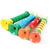 Wooden Trumpet Children Toy Horn Whistle Musical Instrument for Kids Early Educational Montessori Toys Sound Training Games 3