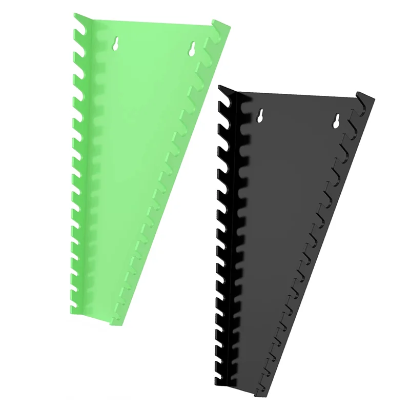 GTBL 2Pcs 렌치 주최자 렌치 스토리지 랙 플라스틱 스패너 도구 홀더 렌치 홀더 렌치 키퍼 6-24Mm 렌치
