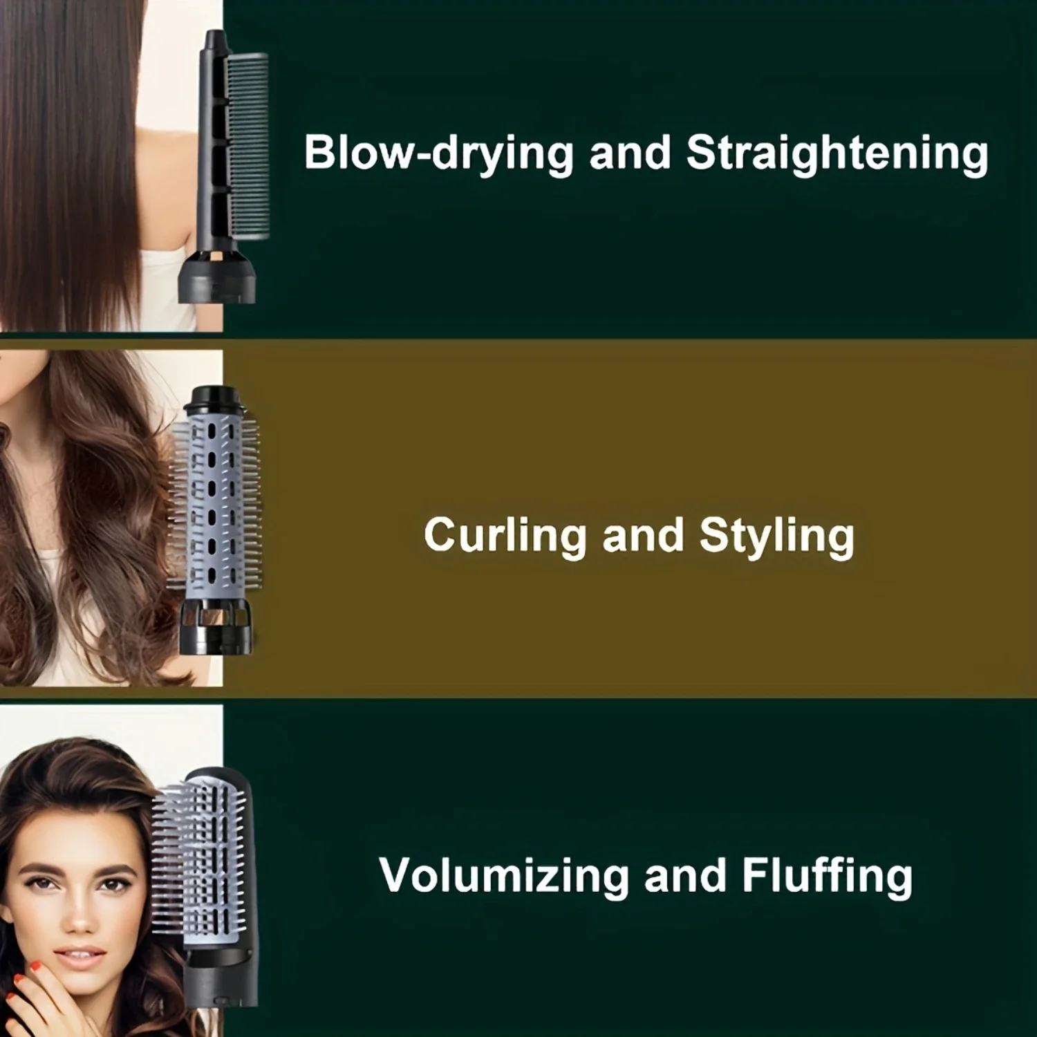 3-in-1 Hot Air Comb for Styling & Drying Curly/Straight Hair 6