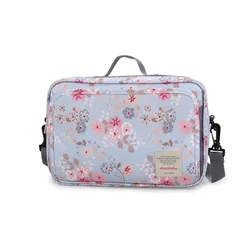 Fashionable Waterproof Wet/Dry Maternity Diaper Bag with Double Handles (Little flower)