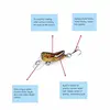 1~5PCS Insect Bionic Fishing Lure 2