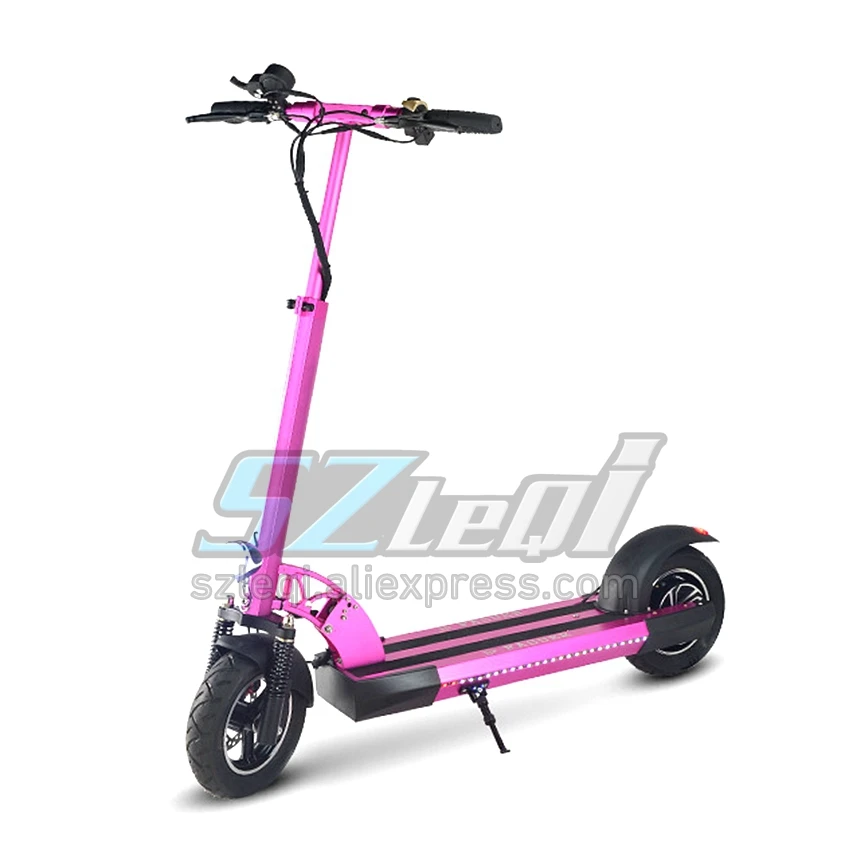 Patinete eléctrico plegable con ruedas grandes para adulto, scooter de 36V,  350w, 10Ah, 20 pulgadas - AliExpress