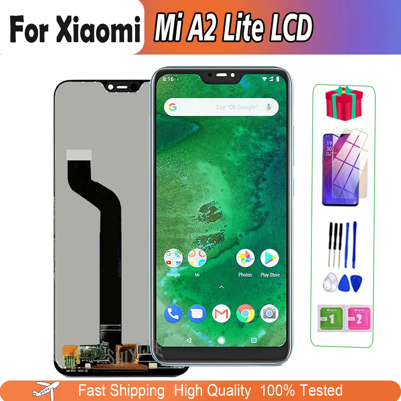 Original Lcd 5.84" For Xiaomi Mi A2 Lite M1805D1SG LCD Touch Screen