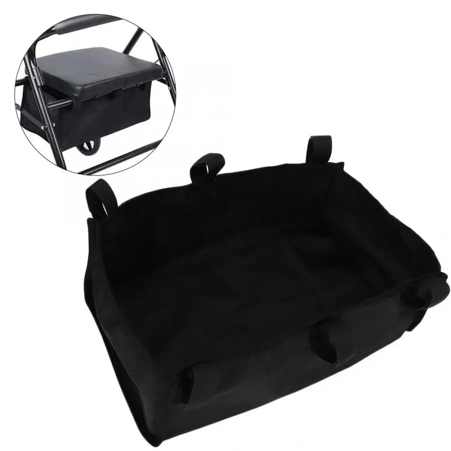 Wheelchair Accessory Wheelchair Storage Bag Portable Under Seat Armrest Hanging Bag Large Capacity