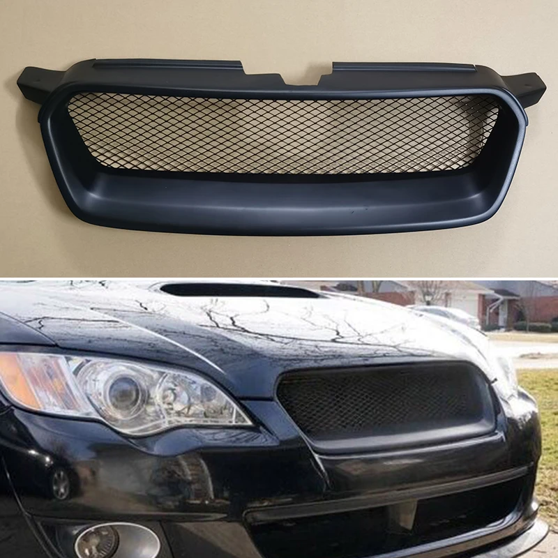 

Fit Subaru Legacy Outback 2008 2009 Year Racing Grille Redesign Front Bumper Grill Body Kit Accessories