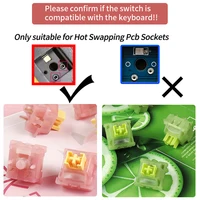 Outemu Silent Peach V3 Switch Lubed Silent Lemon V3 Switches Mechanical Keyboard Linear Tactile 5Pin Paragraph Axis Hot swap - Image 4