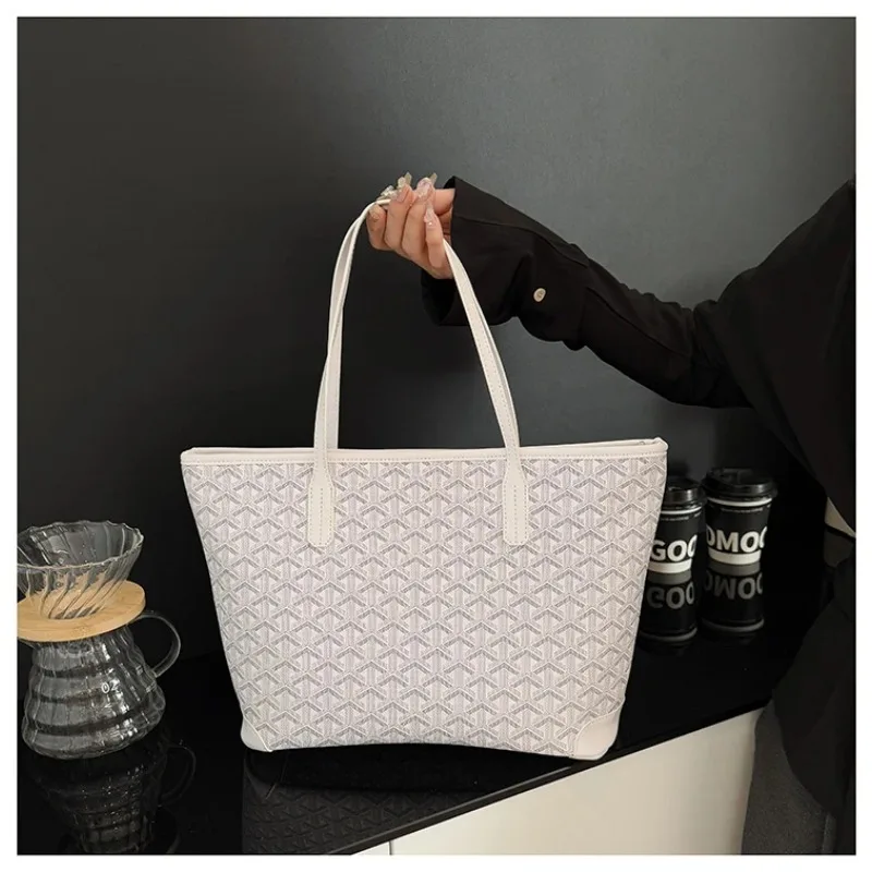 Borsa fasciatoio classica di design Paris, elegante borsa a tracolla in pelle da donna, borsa da pendolare alla moda a tinta unita, grande capacità - immagine 4