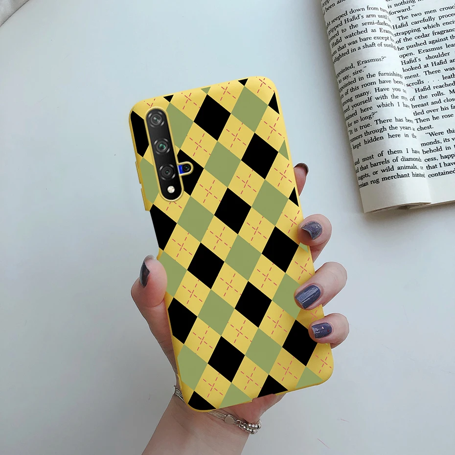 Cute Cat Cartoon Painted Phone Case with Soft Bumper