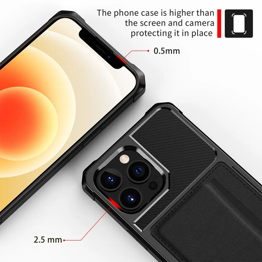 Leather Wallet Case for iPhone 16 15 14 13 12 11 Pro Max Plus Cover Magnetic for Car Bracket Soft Shockproof 16Pro Shell Fundas_voghion.com